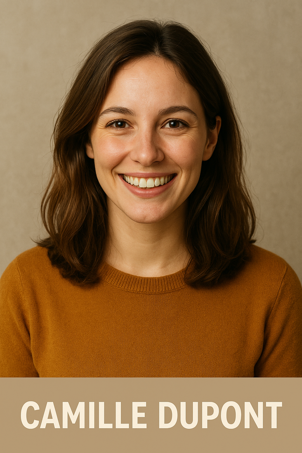 Portrait de la joueuse Camille Dupont